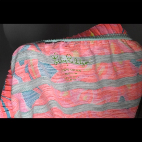 EUC Lilly Pulitzer Wakely Ruffle Tube Top - Picture 6 of 6